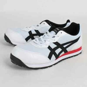 Zapatos de seguridad ASICS Winjob cuerda corte bajo suela antideslizante 0190 blanco/negro - Imagen 1 de 3