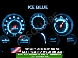 Bombilla de tablero LED de calibre azul hielo para camión Chevy 67 72 C10 K10 - Imagen 1 de 3