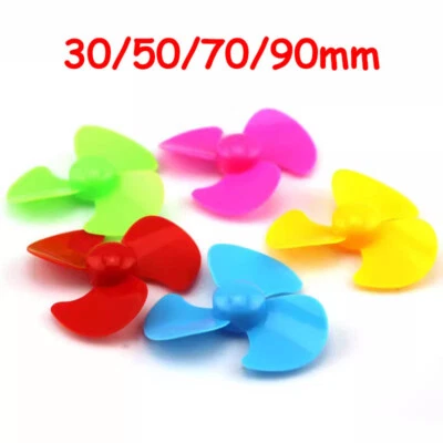30-90mm 3 Blade Plastic Propeller Props for 2mm Shaft RC Model Boat Aircraft DIY - Image 1 of 4