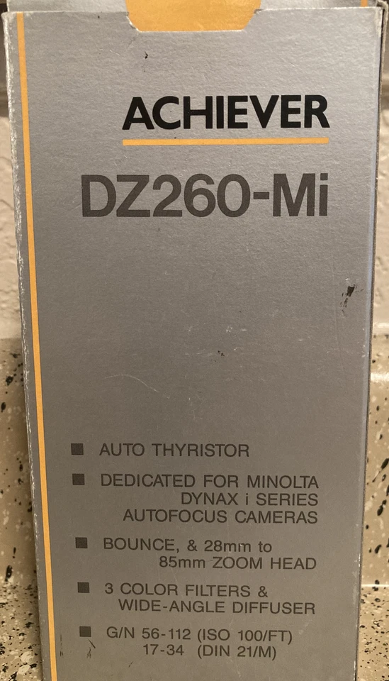 Achiever DZ260-Mi AUTO THRISTOR FOR MINOLTA DYNAX i SERIES BRAND NEW IN BOX - Image 1 of 4