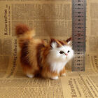 Cute Simulation Cat Plush Toys Soft Stuffed Kitten Model Fake Cat Realist An _si