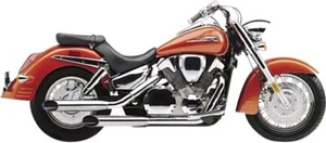 Cobra Motorcycle Slashcut Slip-On Mufflers Chrome For Honda VTX 1300 R 2005-2009 - Picture 1 of 1