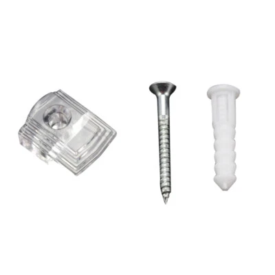 Kit colgante de espejo de plástico con hebilla de instalación fija de 24 piezas Foto 1 de 4