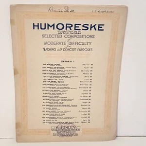 Antik 1915 Humoreske vereinfacht in G von Anton Dvorak Noten - Bild 1 von 11