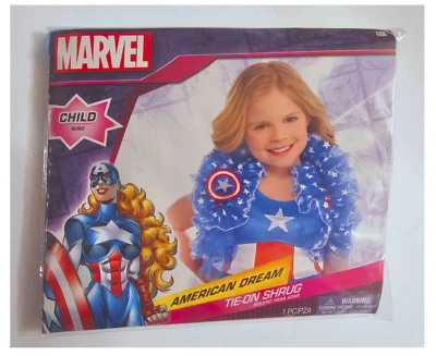 Marvel Niño Sueño Americano Corbata Encogerse de hombros Boa Disfraz Vestido Elegante Accesorio Foto 1 de 4