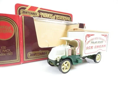 Matchbox Models of Yesteryear Y30 AC Mack Modele 1920 Ice Cream Polar #9145 - Bild 1 von 4
