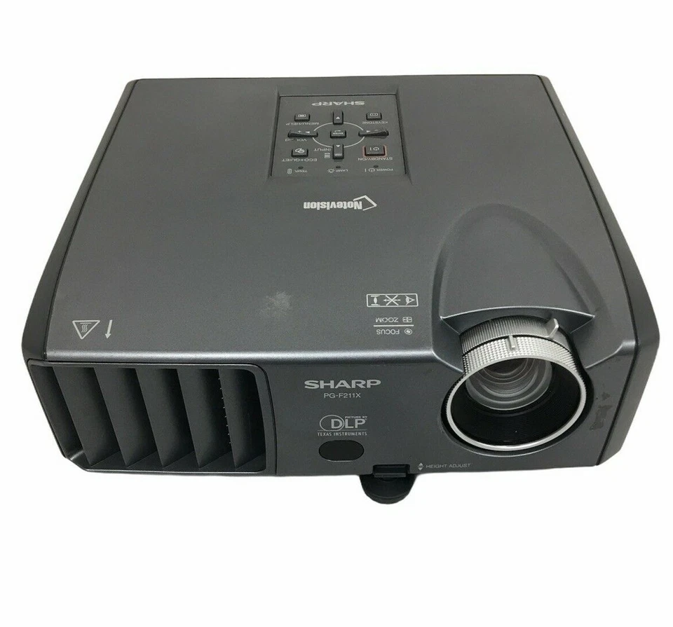 Sharp NoteVision PG-F211X DLP Projector | 422 Lamp Hrs Used, Working | #10121 - Image 1 of 4