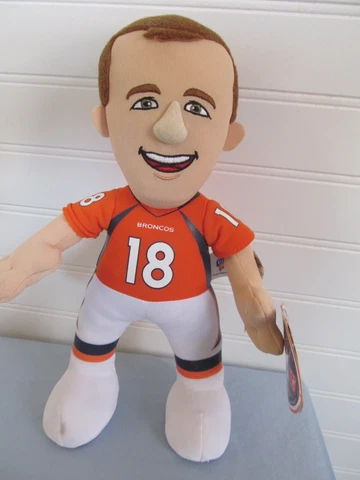 NFL PEYTON MANNING Bleacher Creatures 10 inch Plush Doll Denver Broncos Cover