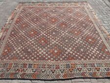 9x12 Turkish kilim rug runner, rugs for living room, boho style rug