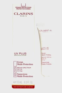 Protector solar anticontaminación CLARINS UV Plus protección múltiple FPS50 libre de aceite 0,3 oz - Imagen 1 de 2