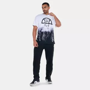 Ellesse Mens x MJB Latena T-Shirt - Black/White - Size Medium - Picture 1 of 7