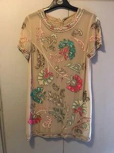 Needle and Thread stunning sequined embellished shift dress size 14 - Picture 1 of 6