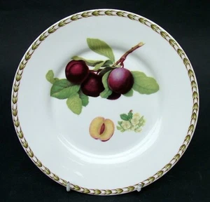 Queens Hookers Fruit for RHS Salad Starter Dessert Plates 21cm Plum Look in VGC - Picture 1 of 19