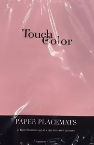 Pink Paper Placemats 50 Per Pack 9.5" x 13.5" Tableware Decorations Supplies - Picture 1 of 1
