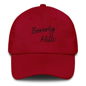 Beverly Hills bestickte Papa Mütze lässig stilvoll - tolles Geschenk  - Bild 1 von 18
