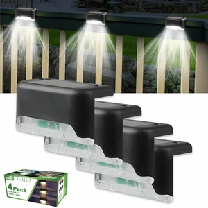 Outdoor Solar LED Step Lights for Fence, Deck, Railing, Walkway, Stairs, Deck - Picture 1 of 9