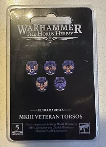 Ultramarines MKIII Veteran Torsos Space Marines BNIB New OOP The Horus Heresy - Picture 1 of 2