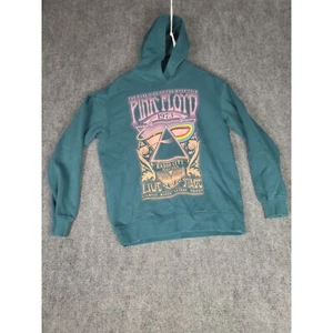 H&M Pink Floyd Hoodie The Dark Side of the Moon Tour Graphic Youth Sz 16 Green - Picture 1 of 9