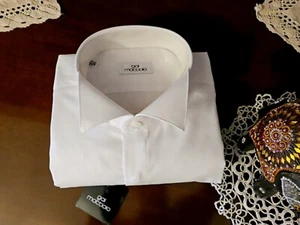 Camicia da smoking, Matrimonio Gai Mattiolo Misura 41 = 16 Colore Bianco - Imagen 1 de 5