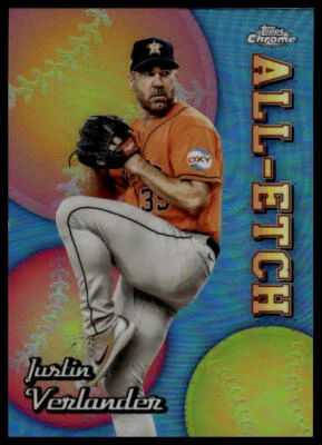 2024 Topps Chrome #CAE-12 Justin Verlander Chrome All-Etch - Image 1 of 2