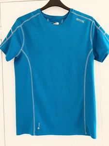Regatta Mens Turquoise Running/Gym/Active Wear Short Sleeve Top Si M - Picture 1 of 3