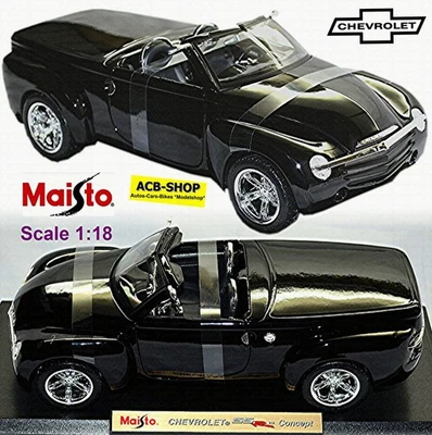 Chevrolet SSR Concept 2000 SuperSport Roadster Nero 1:18 Maisto 31639 - Immagine 1 di 4