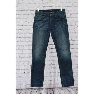 Hudson BLAKE dunkelblaue Waschung gerade Denim Jeanshose für Herren 32 x 33 - Bild 1 von 8