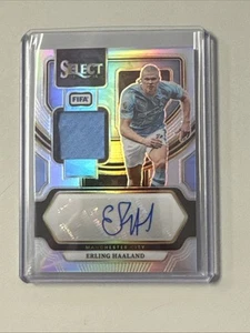 2023-24 Panini Select FIFA Erling Haaland Silver Relic Auto - Bild 1 von 2