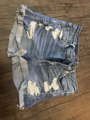 American Eagle Outfitters Women's Distressed Jeans Shorts Size 10 - Image 1 of 4
