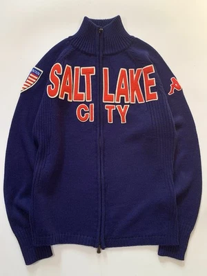 Kappa Salt Lake City Ski Wool Blend Zipped Sweater - Immagine 1 di 4