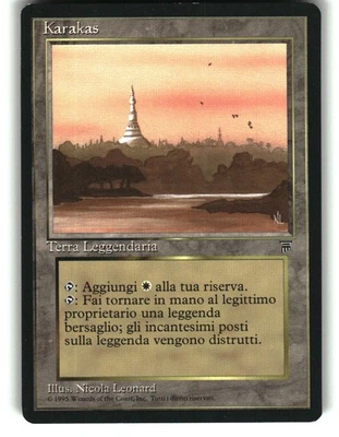 Magic the Gathering - Legends  Karakas Uncommon 1994 - Image 1 of 2