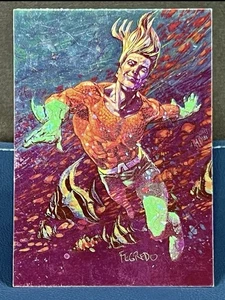 1995 Pepsi DC Cards Metallic AQUAMAN 2/12 Mexico Trading Card See Pics - Bild 1 von 2