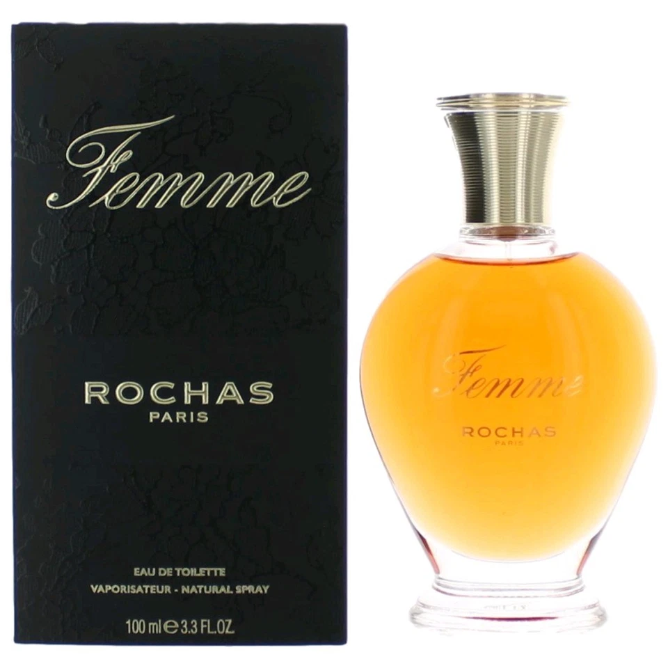 Femme by Rochas, spray EDT de 3,3 OZ para mujer Foto 1 de 1