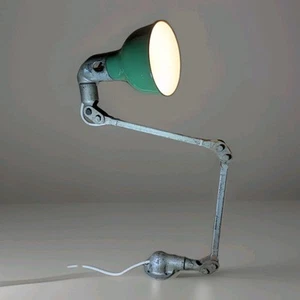 Vintage Mek Elek Anglepoise Schreibtischlampe Wirtschaftsingenieure emailliert Werkstatt - Bild 1 von 14