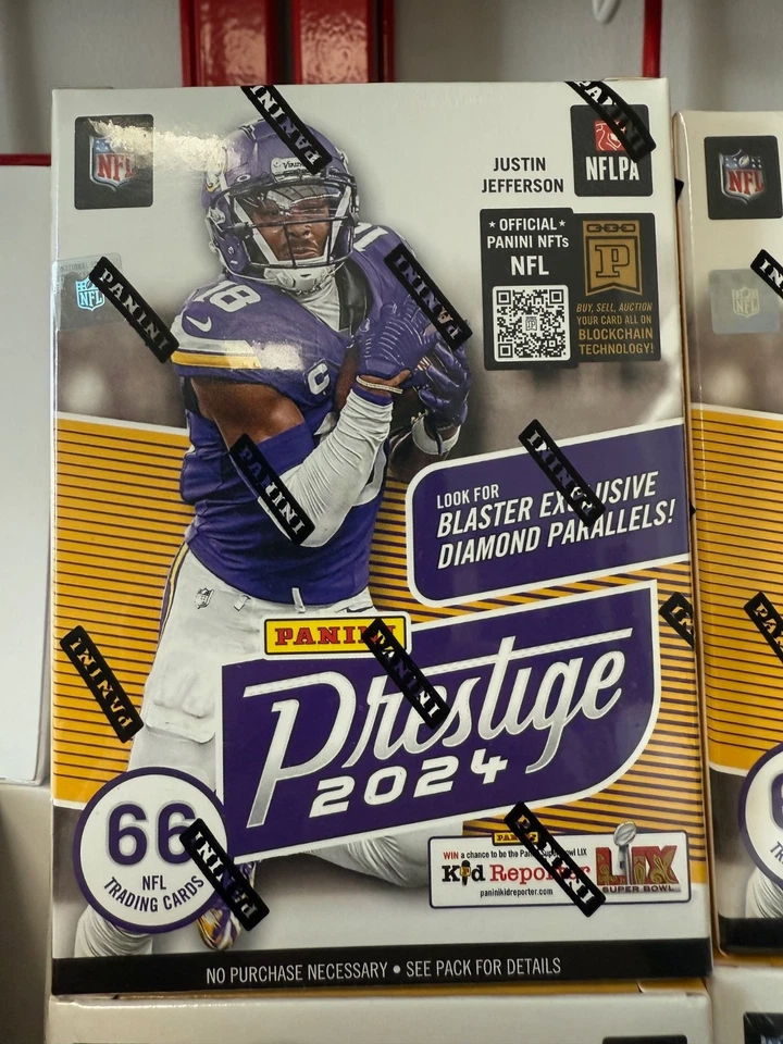 Tarjetas coleccionables de fútbol americano Panini Prestige NFL 2024 caja bláster - sellada Foto 1 de 1