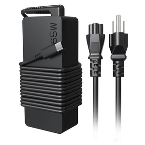Universal 65W 45W USB C Laptop Charger for HP Chromebook Laptop Charger USB-C... - Picture 1 of 7