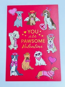 Leanin' Tree Pawsome Valentinstag Hund Grußkarte von Emily Dumas - Bild 1 von 3