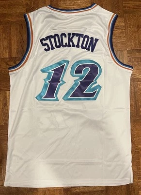 Camiseta blanca John Stockton Utah Jazz. Talla - XL. Nuevo sin etiquetas. Foto 1 de 2