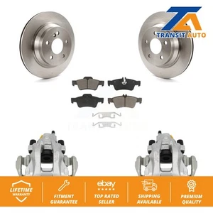 Rear Brake Caliper Rotor Ceramic Pad Kit For Mercedes-Benz E350 E500 E320 CLS550 - Picture 1 of 1