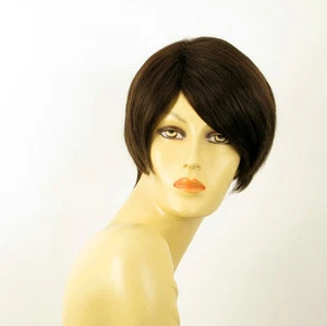 Perruque femme 100% cheveux naturel châtain ref WITNEY 6 - Picture 1 of 7