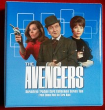 THE DEFINITIVE AVENGERS Series 2 - OFFICIAL BINDER - Strictly Ink 2005
