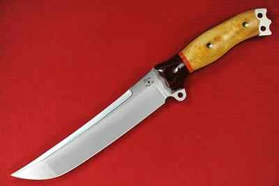 Busse Custom Nuclear Last Rites .215" hoja INFI satinada G10 G-rexed madera de pino Foto 1 de 4