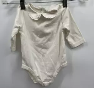 Mono JANIE & JACK UNISEX Bebé Snap Botón Blanco Una Pieza Talla 0-6 MESES - Imagen 1 de 15