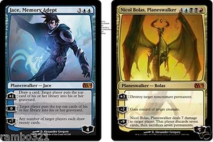 Nicol Bolas, Planeswalker & Jace, Memory Adept + 20 Random Rares MTG Wholesale - Picture 1 of 3