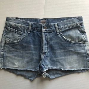 Citizens Of Humanity Blue Denim Cutoff Jean Shorts Sz 26 a3195 - Picture 1 of 5