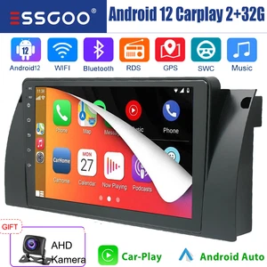 Doppel 2 DIN Android 14 4+64G Carplay Autoradio Bluetooth GPS NAVI RDS WIFI +KAM - Bild 1 von 13