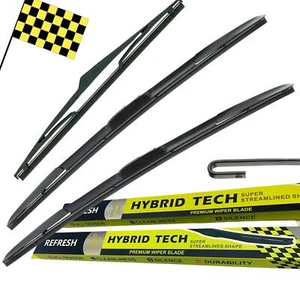 Fit Kia Niro 2022 - Onwards Hybrid Wiper Blades Front Rear 26"16"HY-035 11"O - Picture 1 of 11