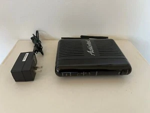 Actiontec Black DSL Modem Wireless Router Model GT784WN 300mbps 4 Network Port - Picture 1 of 4