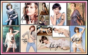 Imagen de lienzo de algodón collage firmada por Milla Jovovich. Edición Limitada (MJ-3)x - Imagen 1 de 1