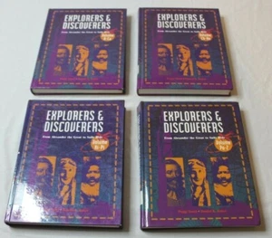 Explorers & Discoverers 4 Volume History Encyclopedia Reference Book Set - Imagen 1 de 5